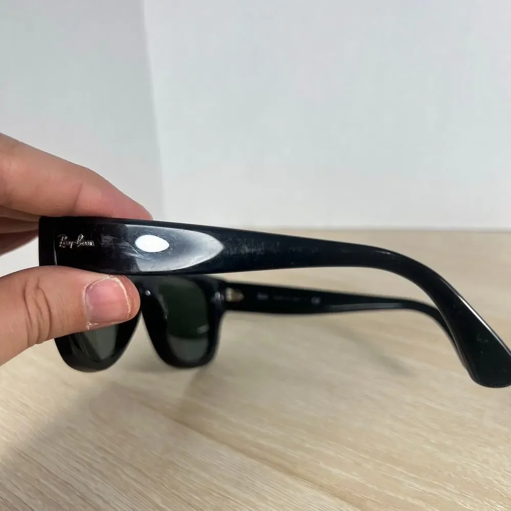 Ray-Ban RB4178 601/71 Sunglasses Black READ DESC Made in Italy 52-21-140